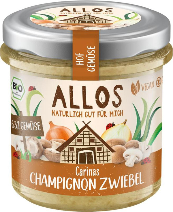 Produktfoto zu VPE Hofgemüse Carinas Champignon Zwiebel 135g Allos