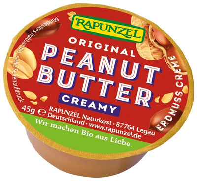 Produktfoto zu Peanutbutter creamy 45g Rapunzel