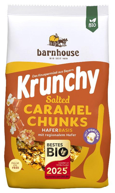 Produktfoto zu Krunchy Salted Caramel 500g Barnhouse