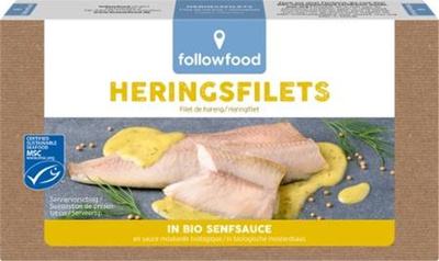 Produktfoto zu Hering Filets in Senfsauce 200g Followfood