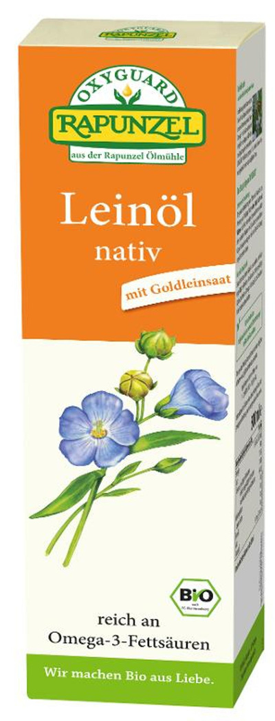 Produktfoto zu Leinöl nativ 500ml Rapunzel