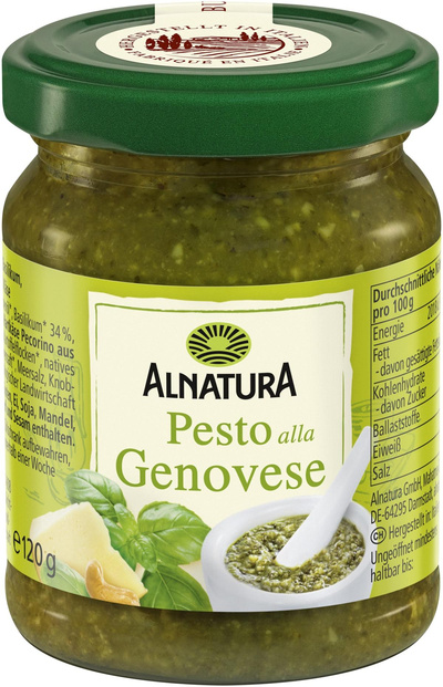 Produktfoto zu Pesto Verde 120g Alnatura