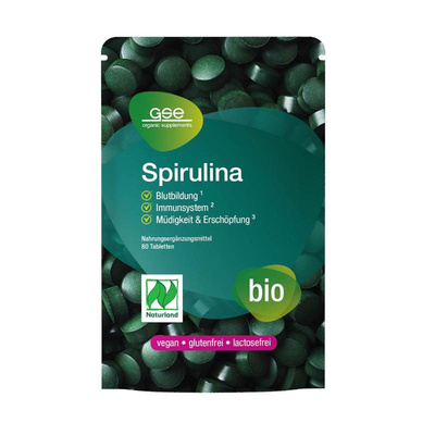 Produktfoto zu Spirulina 500mg 80 Stück GSE