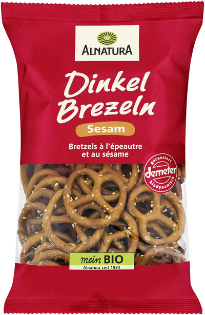 Produktfoto zu Dinkel Brezeln Sesam 125g Alnatura