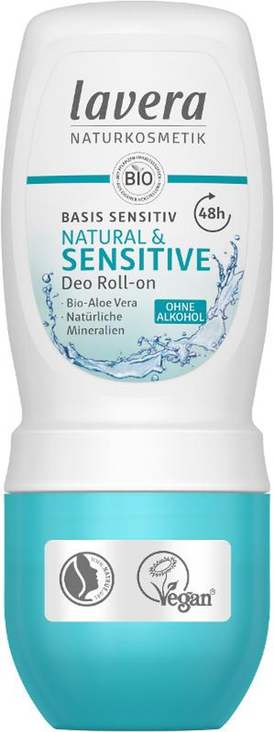 Produktfoto zu Deo Roll on Natural & Sensitive 50ml Lavera