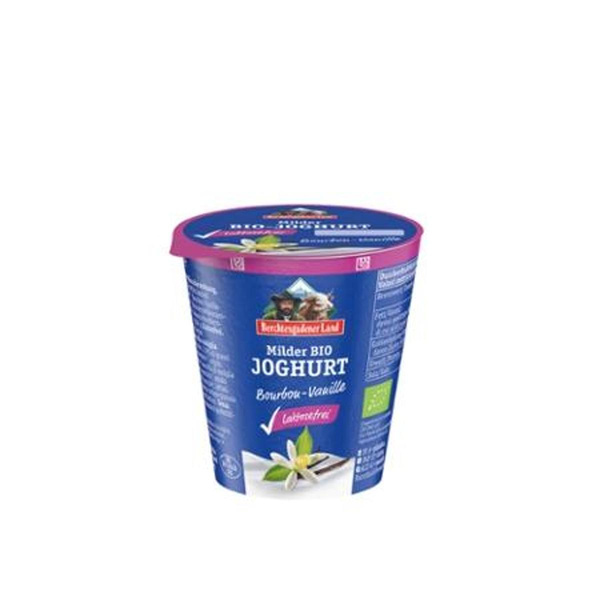 Produktfoto zu Joghurt Vanille laktosefrei 150g Berchtesgadener Land