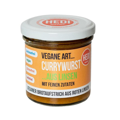 Produktfoto zu Vegane Art... Currywurst 140g HEDI