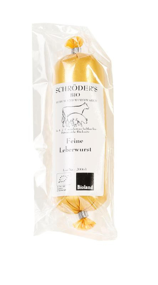 Produktfoto zu Feine Leberwurst ca. 120g Schröder´s