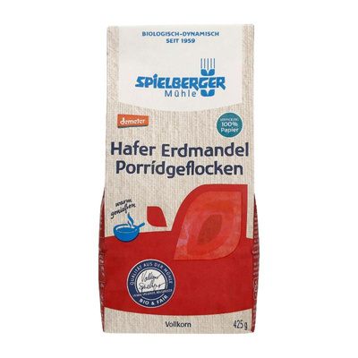 Produktfoto zu VPE Hafer Erdmandel Porridgeflocken 6x425g Spielberger
