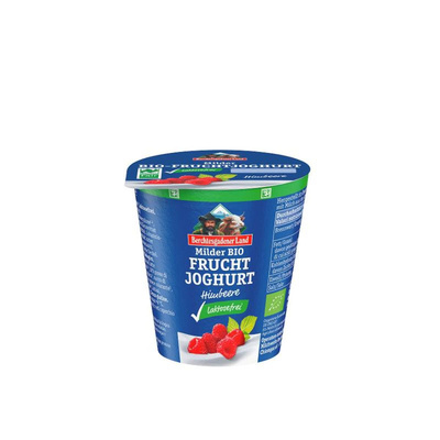 Produktfoto zu Joghurt Himbeere laktosefrei 150g Berchtesgadener Land