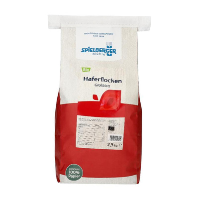 Produktfoto zu Haferflocken Großblatt 2,5 kg Spielberger