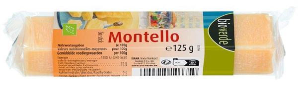 Produktfoto zu VPE Montello Stick (ital. Hartkäse) 6x125g bioverde