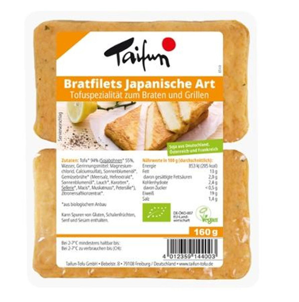 Produktfoto zu Japanische Bratfilets 160g Taifun
