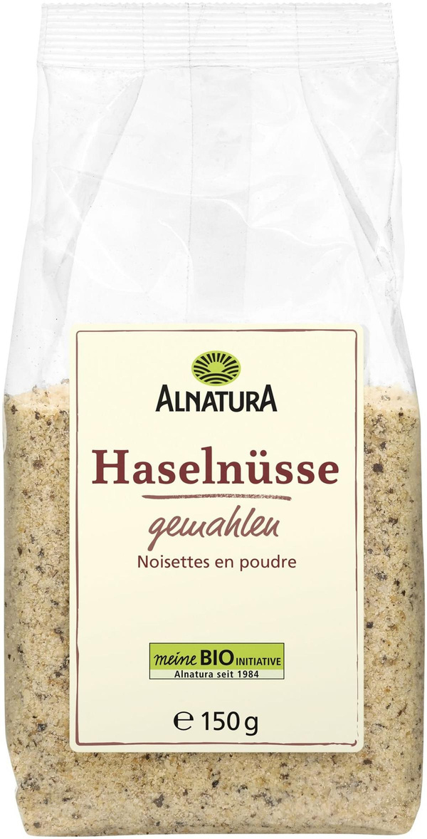 Produktfoto zu Haselnüsse gemahlen 150g Alnatura
