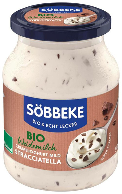 Produktfoto zu Cremejoghurt Stracciatella 500g 7,5% Söbbeke