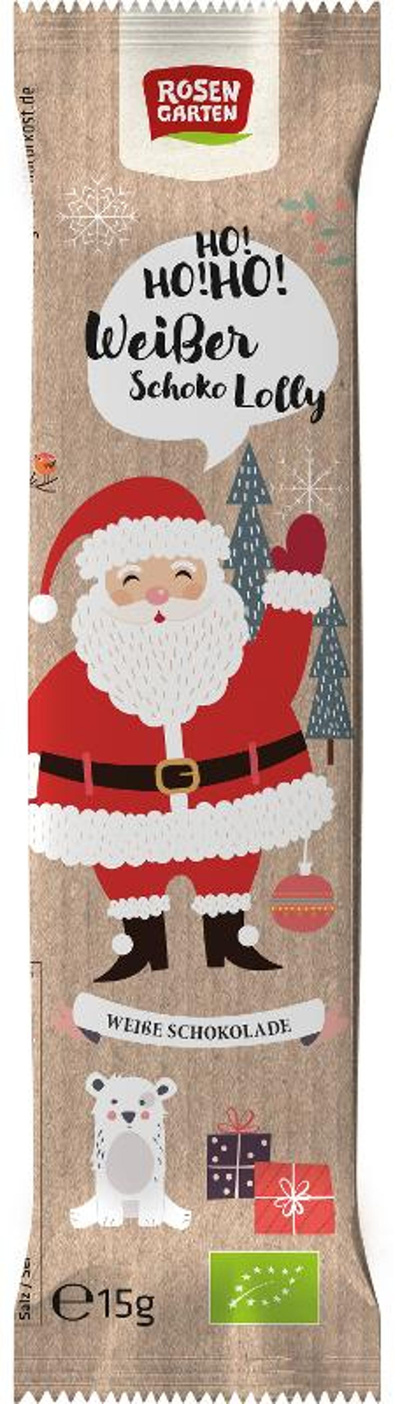 Produktfoto zu Weißer Lolly Nikolaus 15g Rosengarten