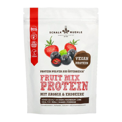 Produktfoto zu Fruit Mix Protein Pulver 250g Schalk Mühle