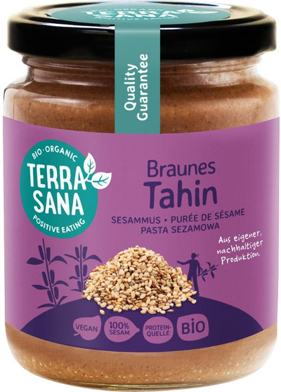 Produktfoto zu Tahin braun (Sesammus) 250g Terrasana