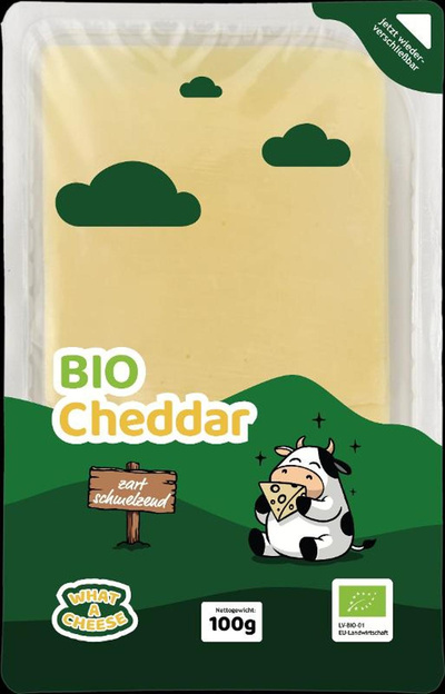 Produktfoto zu Cheddar Scheiben 100g Vallée Verte