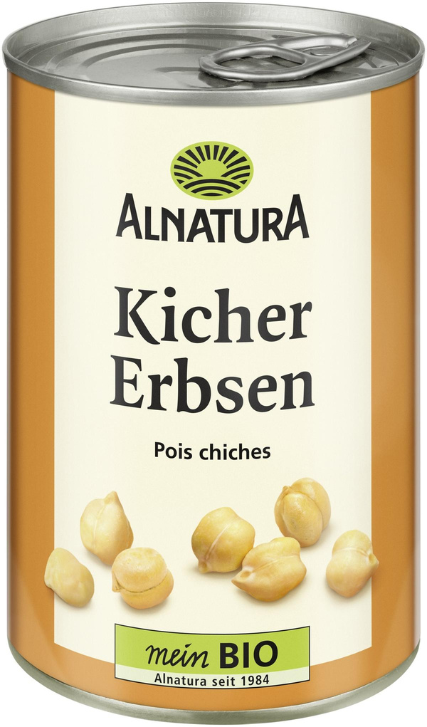 Produktfoto zu Kichererbsen in der Dose 400g Alnatura