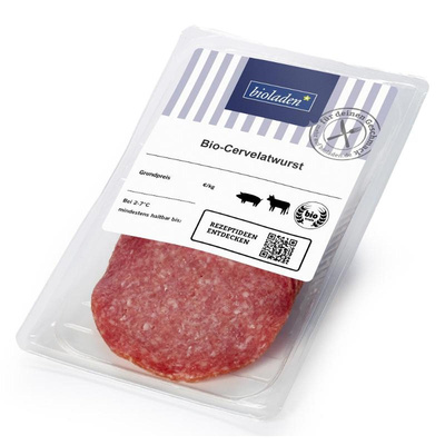 Produktfoto zu Cervelatwurst geschnitten 80g bioladen