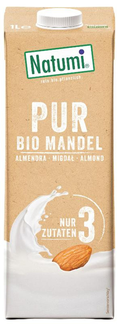 Produktfoto zu Mandel Pur Pflanzendrink 1l Natumi