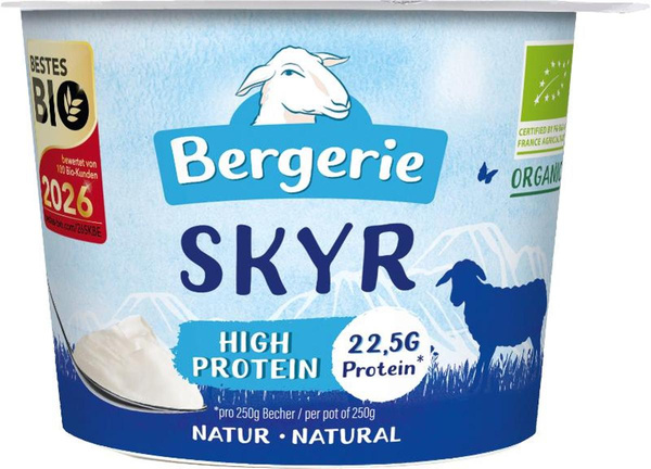 Produktfoto zu VPE Skyr natur aus Schafmilch 6x250g Bergerie