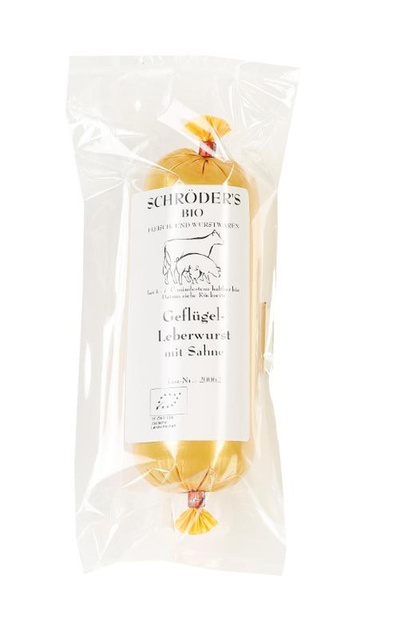 Produktfoto zu Geflügel Leberwurst ca. 120g Schröder´s