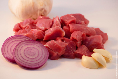 Produktfoto zu Lammgulasch  Fleischerei Schäfers