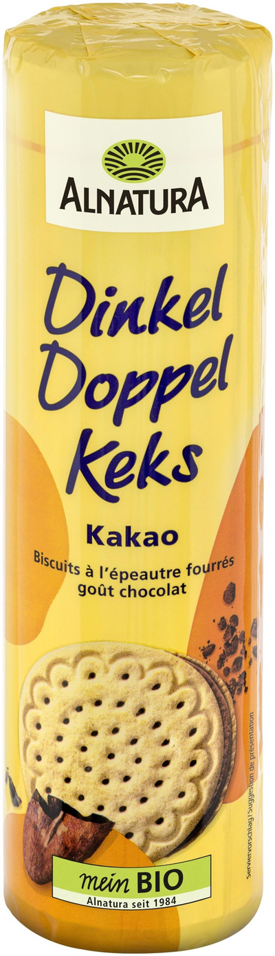 Produktfoto zu Dinkel Doppelkeks 330g Alnatura