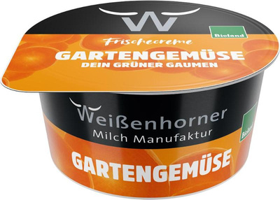 Produktfoto zu Frischecreme Gartengemüse 150g Weißenhorner Milch Manufaktur