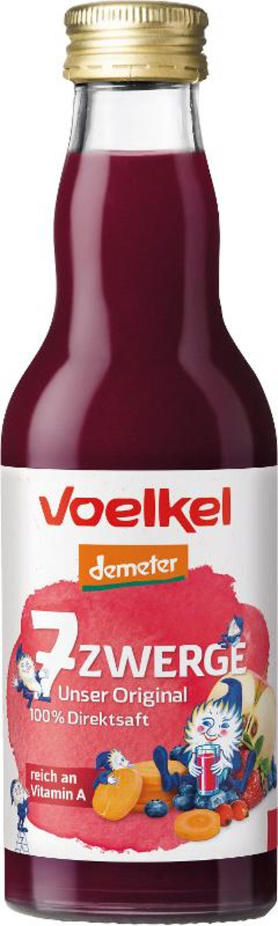 Produktfoto zu 7 Zwerge Kindersaft 0,2 l Voelkel