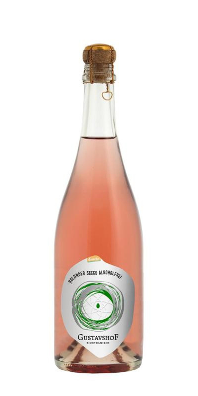 Produktfoto zu Holunder Secco alkoholfrei 0,75l Gustavshof