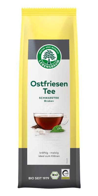 Produktfoto zu Schwarztee Ostfriesen Tee 100g lose Lebensbaum