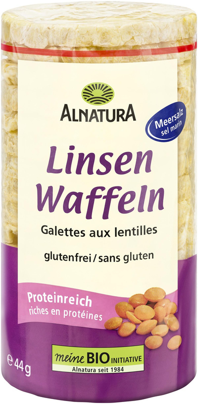 Produktfoto zu Linsenwaffeln 44g Alnatura