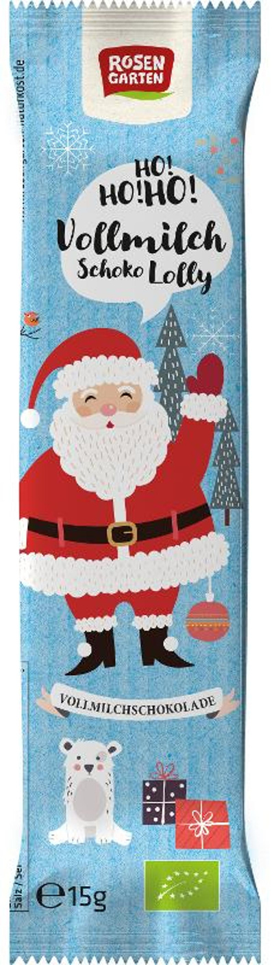 Produktfoto zu Vollmilch Lolly - Nikolaus 15g Rosengarten