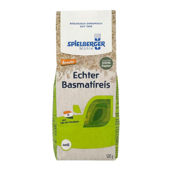 Produktfoto zu VPE Basmati Reis weiß 4x500g Spielberger