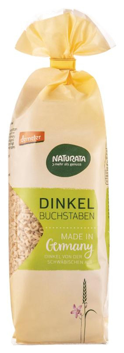 Produktfoto zu VPE Dinkel Buchstaben 12x250g Naturata
