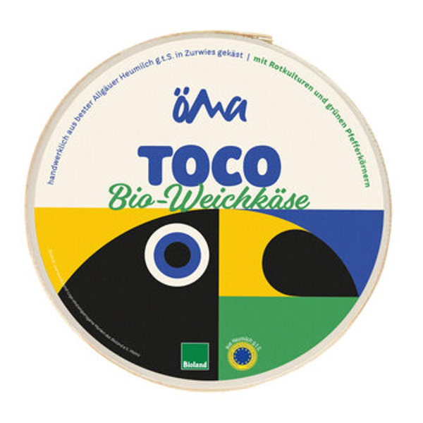 Produktfoto zu Toco (Brie mit grünem Pfeffer) 60% ÖMA