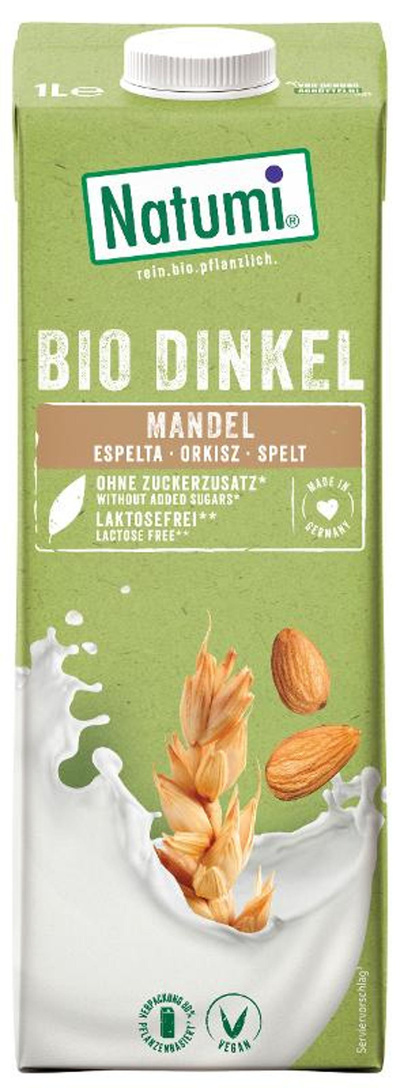 Produktfoto zu VPE Dinkeldrink Mandel 8x1 l Natumi