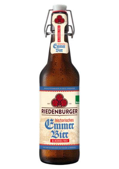 Produktfoto zu Emmerbier alkoholfrei 0,5l Riedenburger