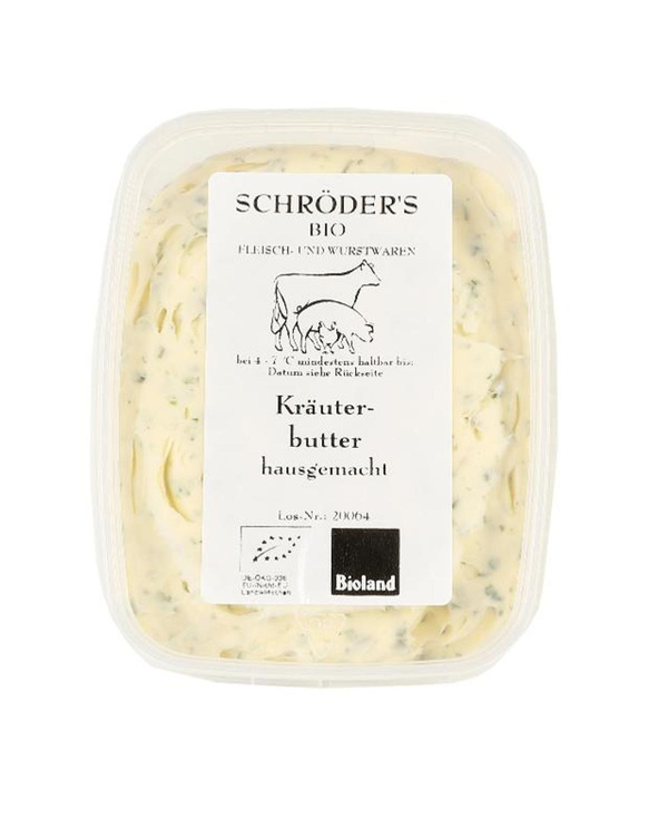 Produktfoto zu Kräuterbutter 120g Schröder´s