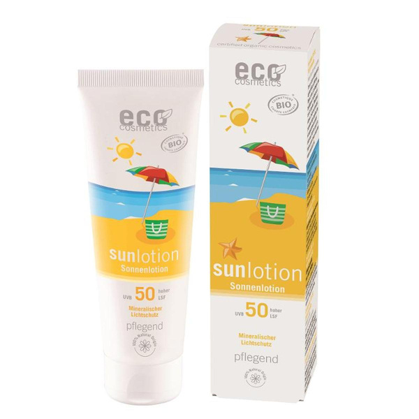 Produktfoto zu Sonnenlotion LSF 50 125ml eco cosmetics