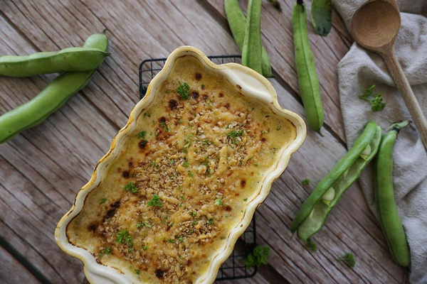 Produktfoto zu Rezept der Woche "Dicke Bohnen mit Kruste"
