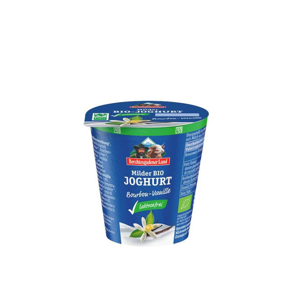 Produktfoto zu Joghurt Vanille laktosefrei 150g Berchtesgadener Land