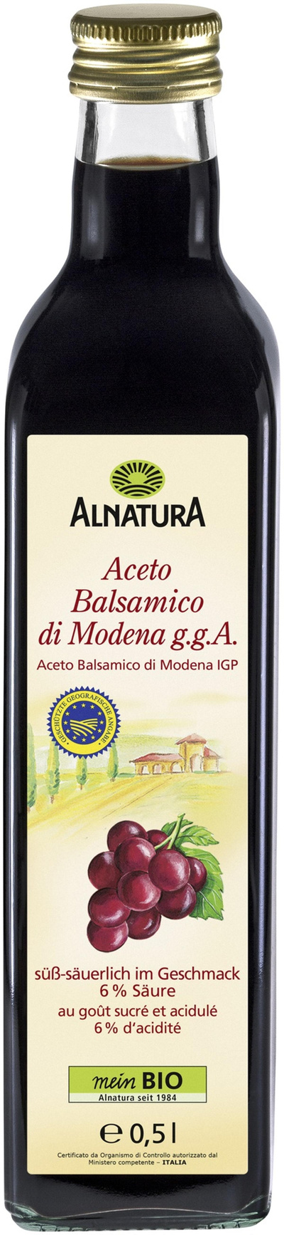 Produktfoto zu Aceto Balsamico 500 ml Alnatura