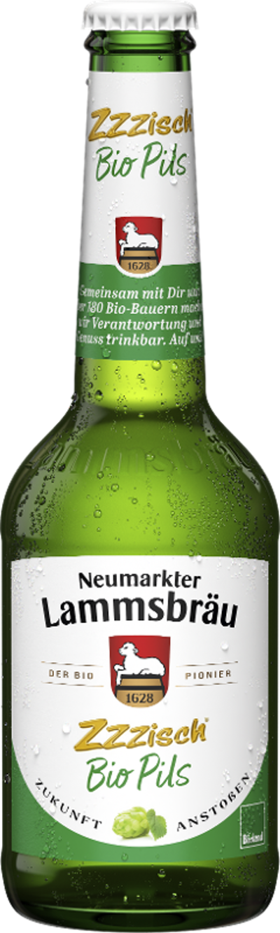 Produktfoto zu VPE Bier Edelpils 10x0,33 l Neumarkter Lammsbräu