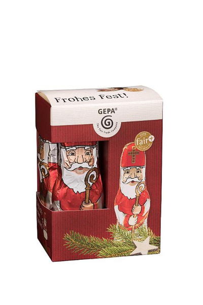Produktfoto zu Schoko Nikolaus 125g GEPA