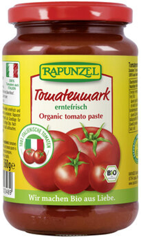 Produktfoto zu Tomatenmark 360g Rapunzel