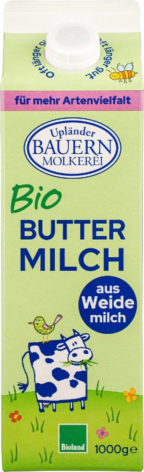 Produktfoto zu VPE Buttermilch 10x1000g Upländer Bauernmolkerei